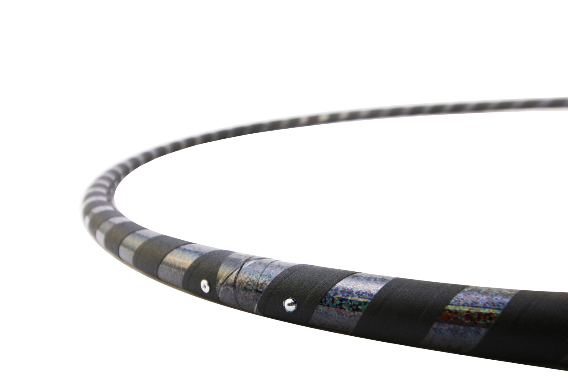 Black Glitter Tape Hoop for families