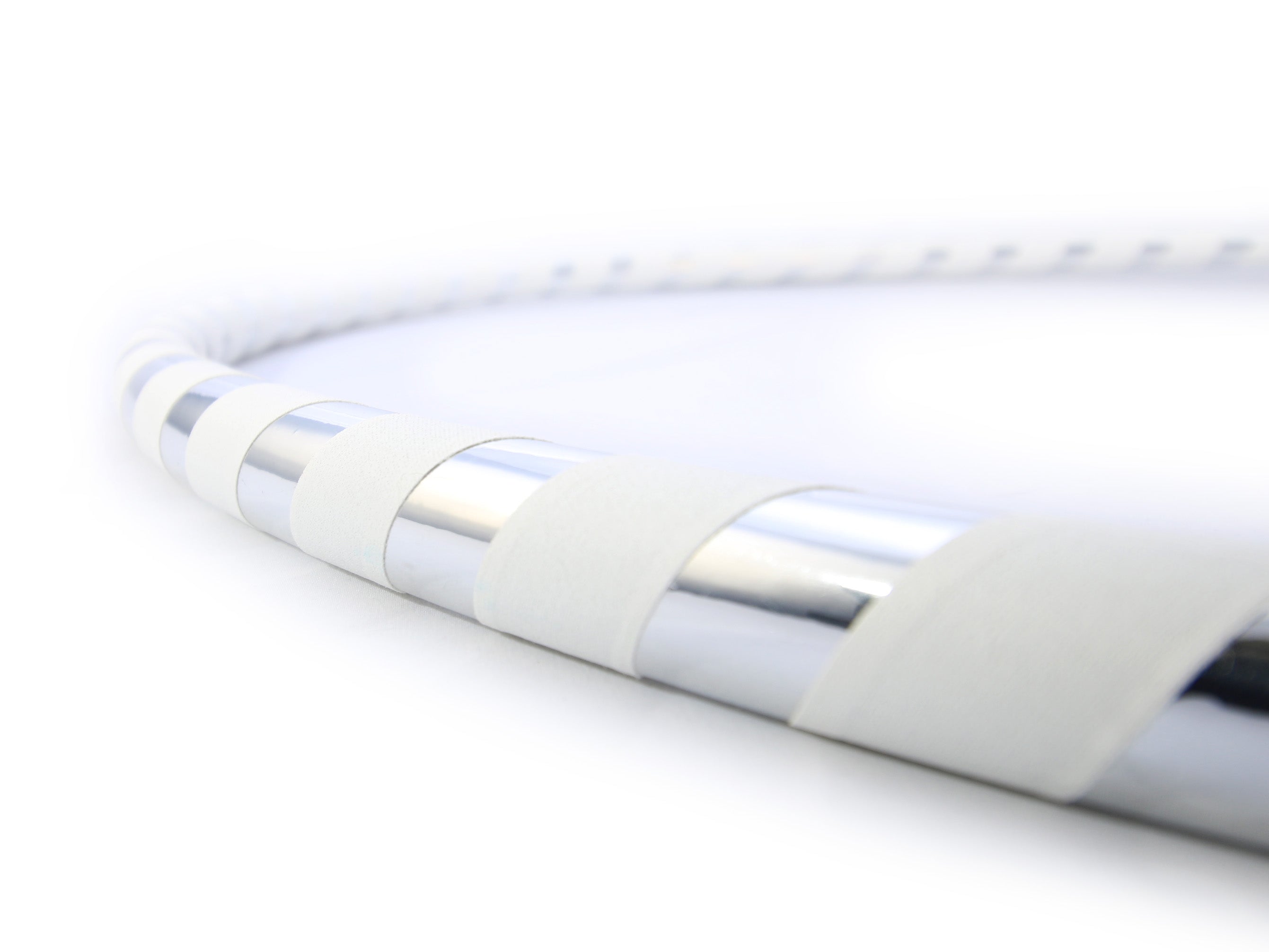 White Mirror Tape Hoop for families